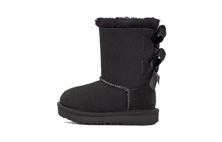 UGG Bailey Bow II Boot Black Toddler 1017394T-BLK 28.5