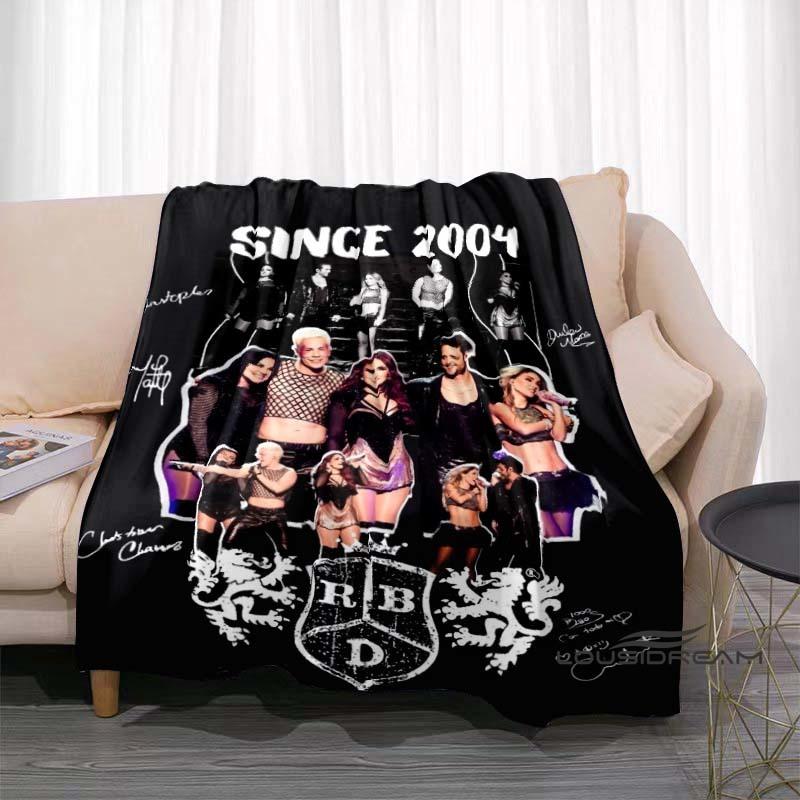Customizable Mexican Pop Band RBD Printed Blanket Picnic Blanket Warm Soft and Comfortable Blanket Home Travel Birthday Gift