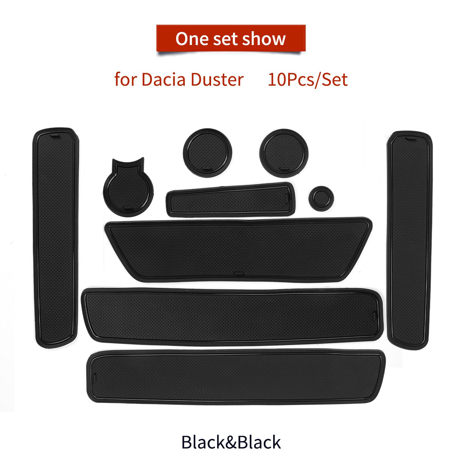 

Smabee противоскользящий коврик для паза двери для Dacia Duster 2018 - 2024 противоскользящий коврик для паза двери аксессуары для интерьера автомобильный подстаканник 10pcs