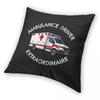 Ambulance Driver Extraordinaire Square Pillowcase Polyester Linen Velvet Pattern Decorative Pillow Case Sofa Seater Cover 45X45