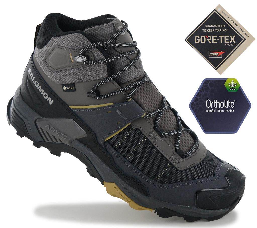 SALOMON X ULTRA 5 Mid GTX - GORE-TEX - Herren Wanderschuhe Trekking Boots 491037 ORIGINAL