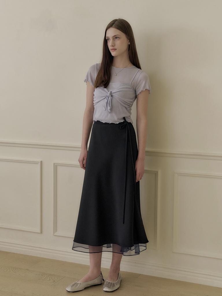 Peulomdeimomeonteu See-Through Layered Long Skirt_3Color