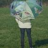 Parasol Z Nadrukiem W Ptaki 122 Cm