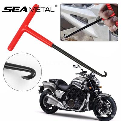 Strumento Estrattore a Molla per Scarico Moto Manico Antiscivolo a T Strumento di Installazione Rimozione Molle per Scooter
