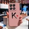 Custodia Per Xiaomi 14T 14 15 12 12S 12T 12X Pro Ultra Lite Cover Posteriore Carina Cuore d'Amore Modello Lettera Silicone Morbido Anti Caduta Protettiva Per Xiaomi Capa