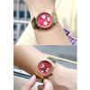Men's Quartz Watches Stainless Steel Strap Couple Bracelets Wristwatch with Day Date 24-Hour Moon Phase Function Relogio Womens Watch