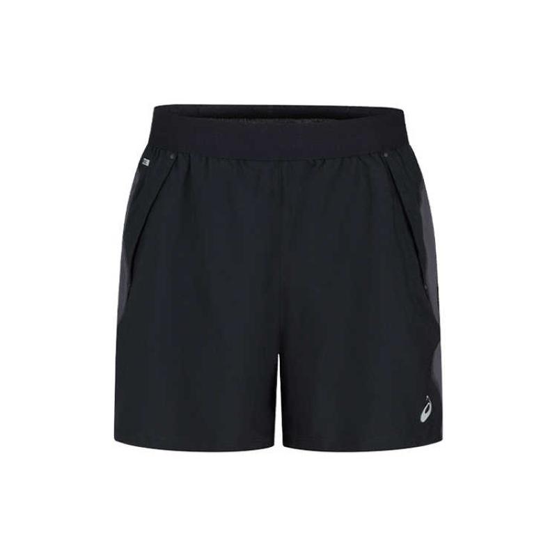 ASICS Road 5IN Shorts  Performance Black Graphite Grey  Men s 2011D247-001 M