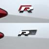 YRZ3  2025 Hot New 3D Metal Sport Sticker Badge Body Sticker For Volkswagen Golf R Rline Tiguan Touareg Polo GTI CC Passat R36 Scirocc