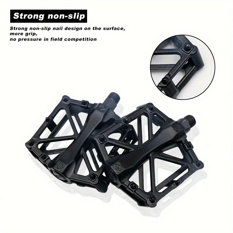 Široké pedály na kolo ve tvaru X z hliníkové slitiny - Odolné pro horská a silniční kola, Černé