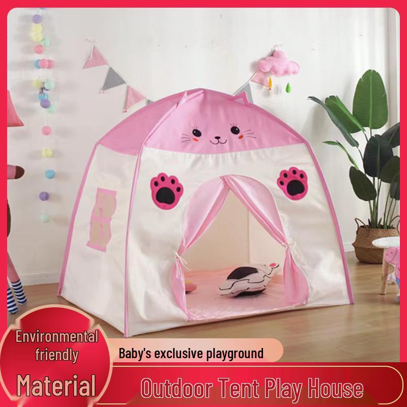 Children's Indoor Dollhouse Play Tent – Large Space Gift for Girls
