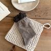 Female Autumn New Product Cake Mouth Roll Edge Bow Collision Color Tube Stack Socks
