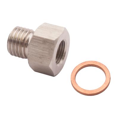 1 Satz Fitting-Adapter NPT 1/8" Innengewinde auf metrisch M12X1.5 Außengewinde Ersetzt Auto-/Autometer