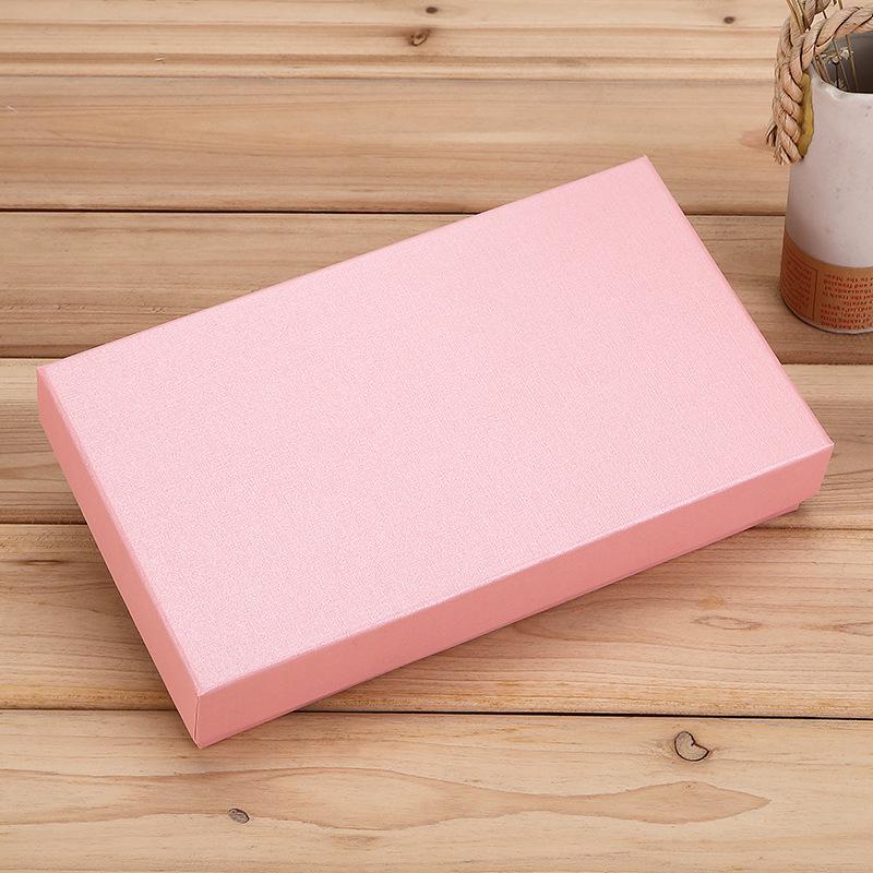 Black High-End Gift Box with Bookmark for Long Wallet or Stocking