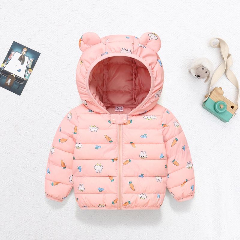 Kinder Cartoon Daunen Baumwolljacke für Herbst & Winter - Leichte Jungen & Mädchen Klein/Mittel Mäntel