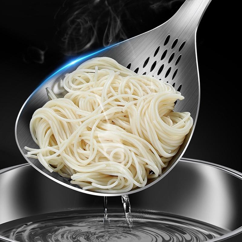 Practical Spoon Ladle for Cooking and Frying Spoons Practical Slotted Ladle for Convenient Food Draining