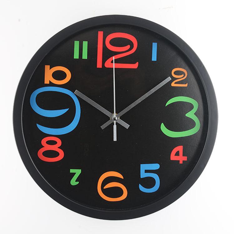 Accurate Travel Time, Simple and Silent Clock, Clear and Fresh Electronic Wall Clock, Versatile and Fashionable, Punch-free Quartz Clock