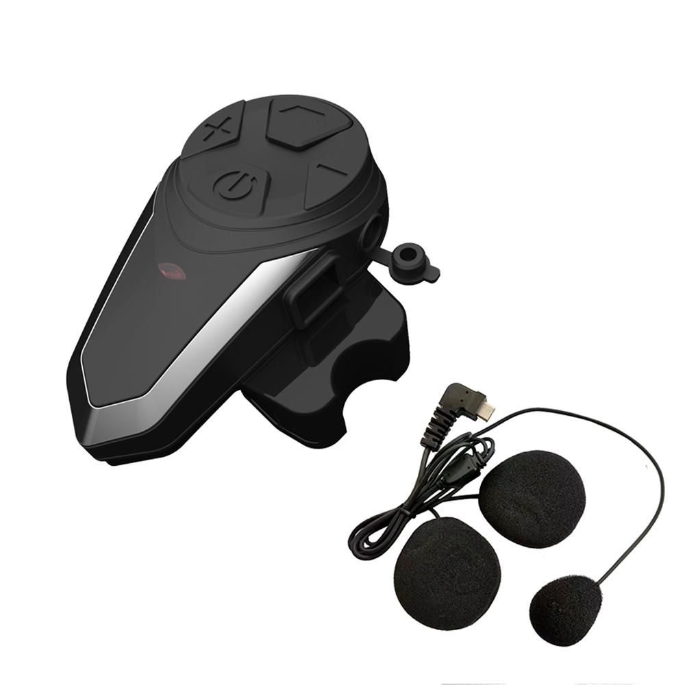 Motorsykkel Bluetooth Hjelm Headset Intercom for Riders Trådløs Intercomunicador Interphone MP3 FM