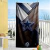 Dallas Beach Towel Super Soft Microfiber Quickdry Fabric Comfortable Lightweight Perfect for Traveling Yoga Camping and Swimming