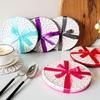 3Pcs Kitchen Table Mats Heatproof Colorful Dish Pad With Nonslip Base For Home Dining Protections Use