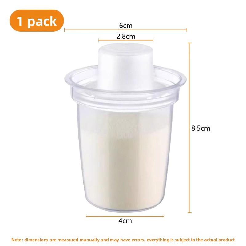 Portable Milk Powder Box, Multi-compartment Box, Mini Milk Powder Can, Moisture-proof and Anti-humidity Feeding Box