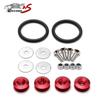 4x JDM Aluminum Quick Release Fasteners Bumper Trunk Fender Hatch Lids Kit Red