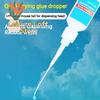 Precision Fine Tip Glue Applicators 100Pcs - 8/12cm Micro-Droppers for 502 Glue, Crafts & Lab Use
