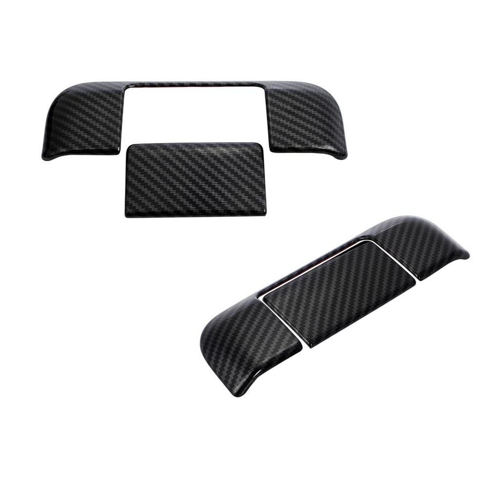Pararect Back Door Handle Carbon Fiber for Suzuki Hustler and MR92S Cover, Dress-Up, Easy-Apply Look, Glossy, MR31S, MR41S, MR52S,