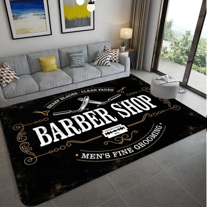 

Barber Shop Vintage Sign Expert Barber Shop Rug Carpet Sofa Floor Carpets Home Decoration Modern Rugs Living Room Kitchen Carpet 40x60cm