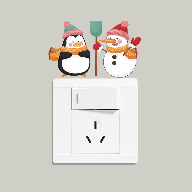 

Зелені рослини Троянди Ромашки Півонія Квіти Листя Перемикач Наклейки Прикраса дому Настінні наклейки Самоклеючі