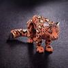 New 3D Printed Snow Leopard Model Simulation Multi-joint Movable Wild Animals Figurines Miniatures Home Decoration Crafts Figurines