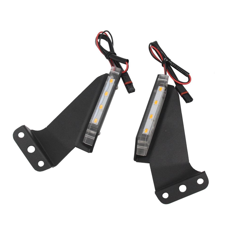 LED Front Turn Signal Light Invisible Wing Clear Lens For BMW S1000RR 2019-2022