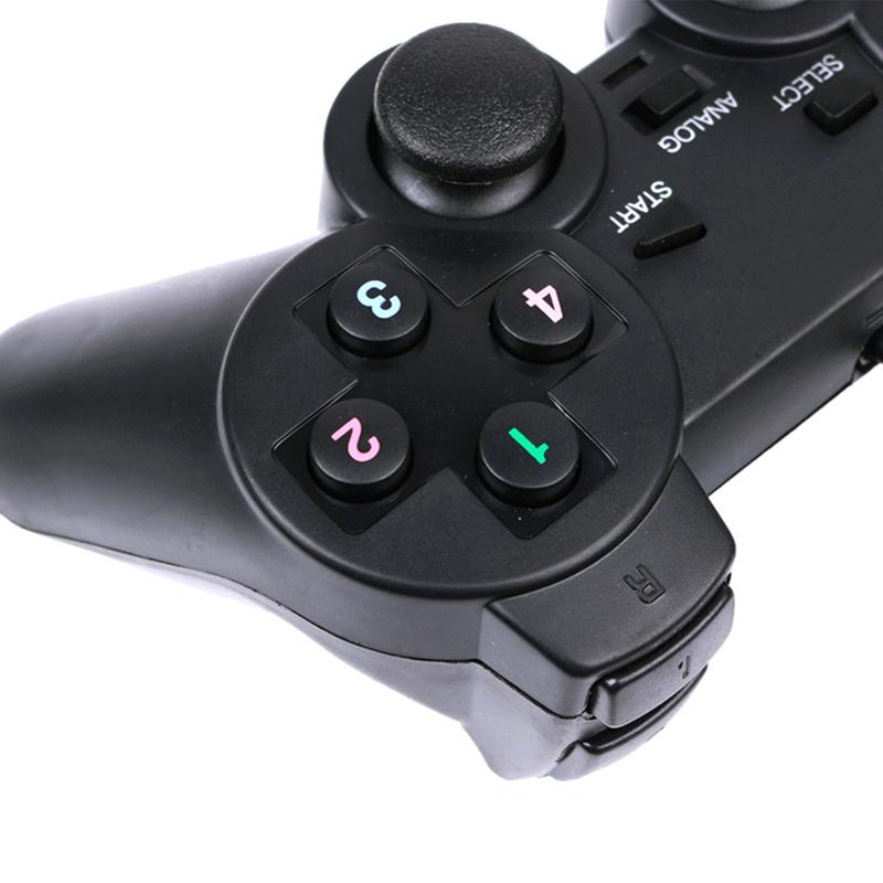 Usb Wired Pc Game Controller Gamepad For Winxp/Win7/Win8/Win10 Joypad For Pc Windows Computer Laptop Black Game Joystick