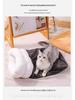 Katze Winter Wärme Schlafsack: Gemütliches Sicherheitsbett für alle Jahreszeiten mit Halbloch-Design