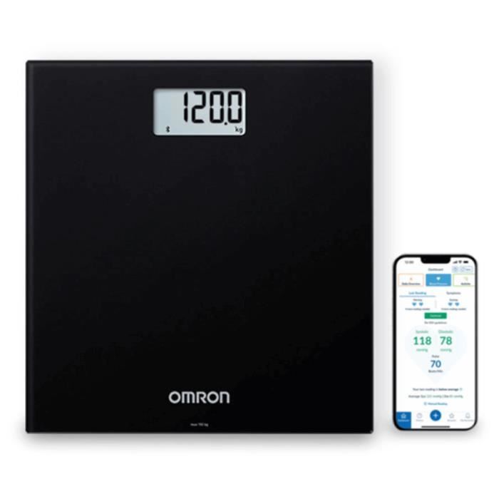 Pèse personne numérique - omron - hn300 - 150kg - écran lcd - connecté