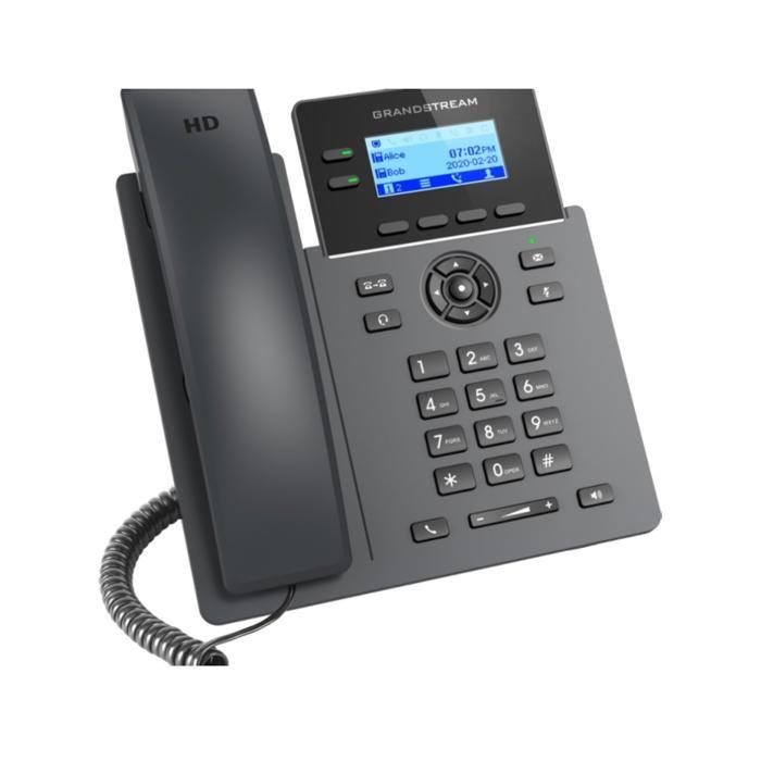 Téléphone fixe - Grandstream - Telf IP GRP2602W WiFi PoE ZTP 2 líneas - Blanc - Mains libres - Technologie WiFi