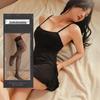 Camiciola da Notte in Seta di Latte Ultra-Corta: Pigiama Sexy in Stile Battle Suit