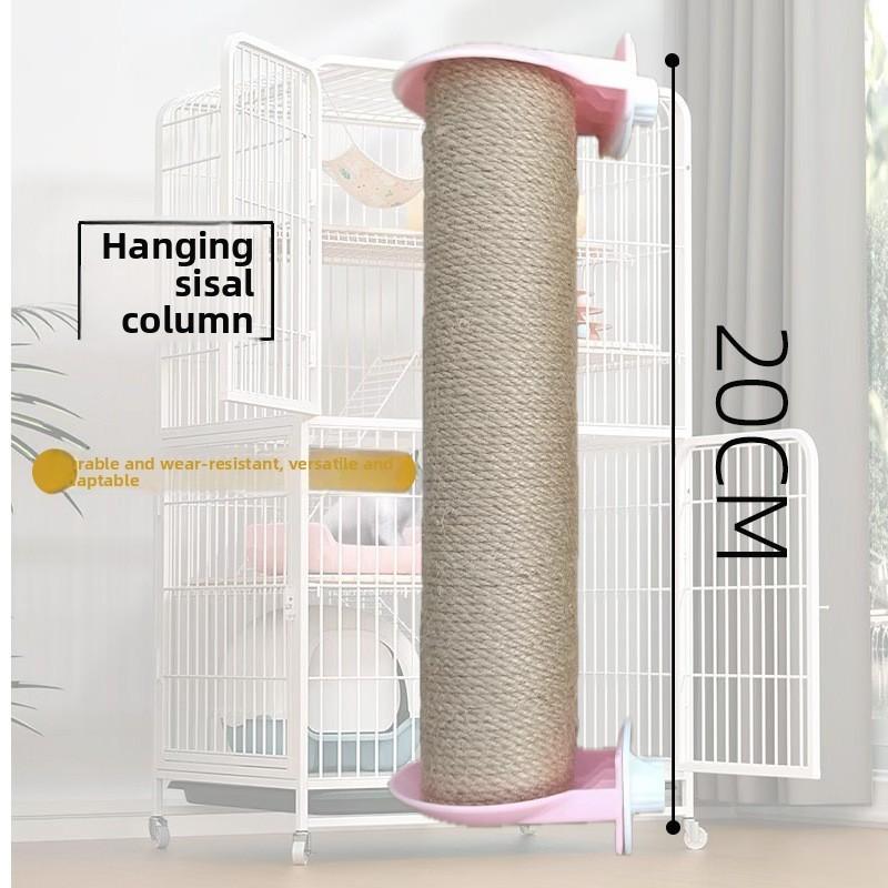 Cat Tree Diy Replacement Post With Jute Rope For Climbing And Scratching Play