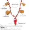Fashion DIY pendant bracelet stainless steel gold-plated non-fading strawberry cherry necklace jewelry women