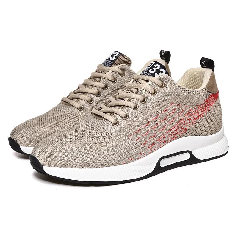 

New Men s and Women s Sports Shoes Flying Mesh Surface Breathable EVA Sole Soft Lightweight Non-slip Tennis Shoes Comfortable 37