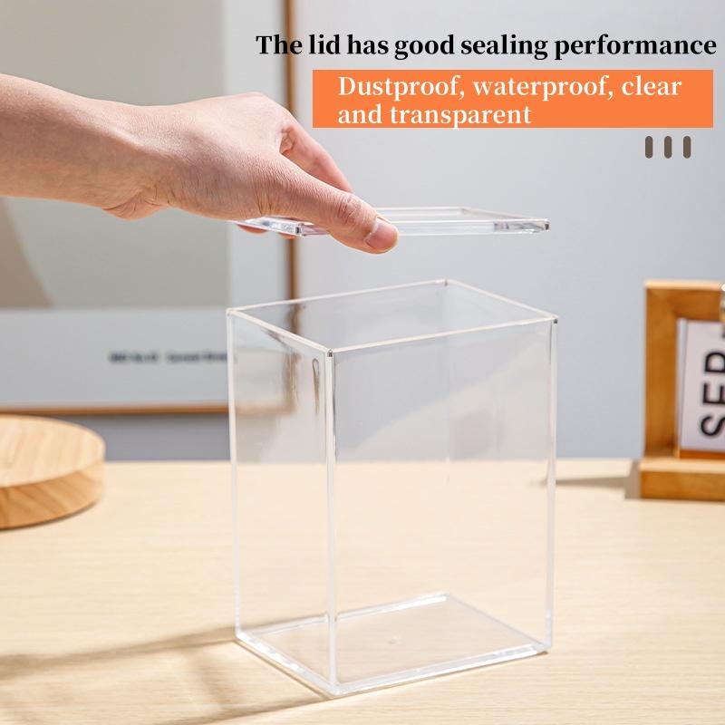 POP 4 Inch Figures Clear Acrylic Protector Case Dustproof Magnetic Acrylic Display Box Collectible Vinyl Model Box