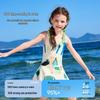 ASK JUNIOR Girls' Summer UPF50+ Sun Protection One-Piece Swim Dress