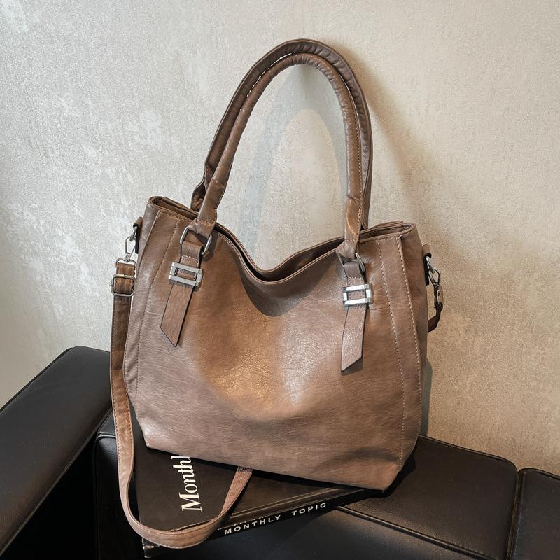 Commuter Women's Bag Retro Large Capacity Simple All-matching Women's Single Shoulder Tote Bag