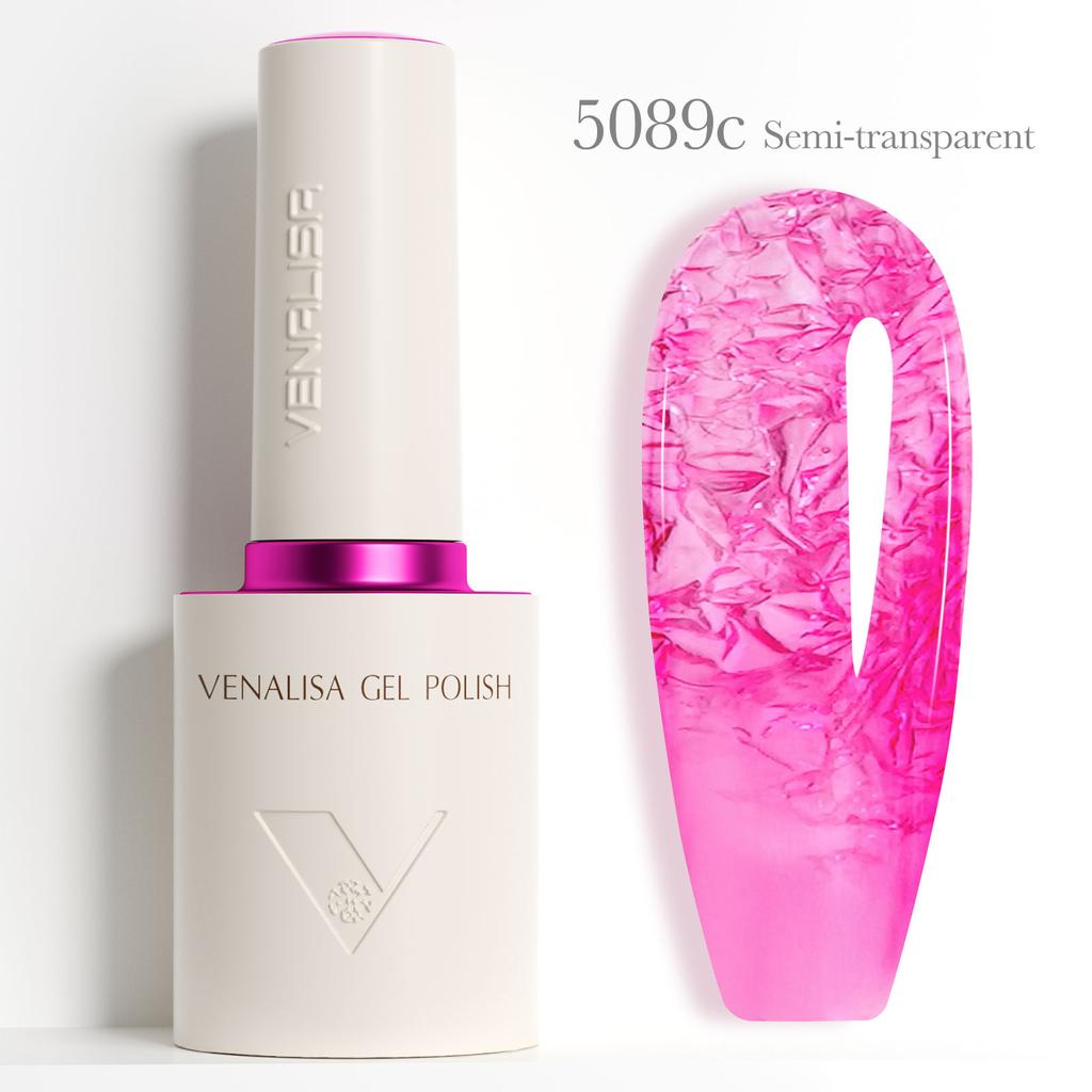 Venalisa 10ml Jelly Gel Nail Polish HEMA/TPO-Free Semi-Transparent Colors UV LED Soak Off Gel for DIY Manicure Kit