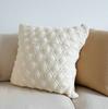 Geometric Patterns Pillowcase Cream White Embroidery Cushion Cover Living Room Sofa Throw Pillow Covers Home Decoration
