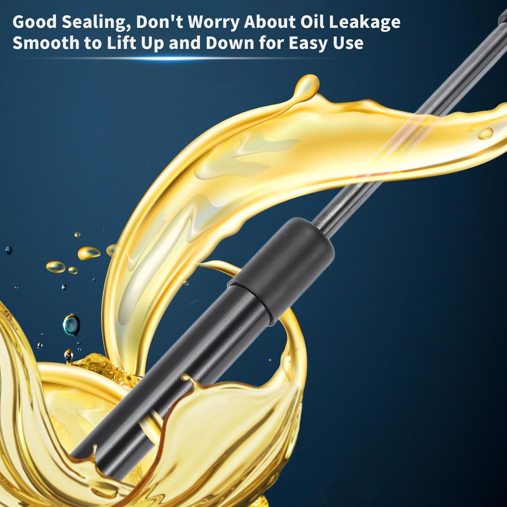 Motoforti 300mm/11.81" Gas Strut, 22lb/100N/10kg Gas Spring, Black Carbon Steel, 1 Piece, for RV Toolbox Lids, Storage Box Lids, and Cabinet Doors