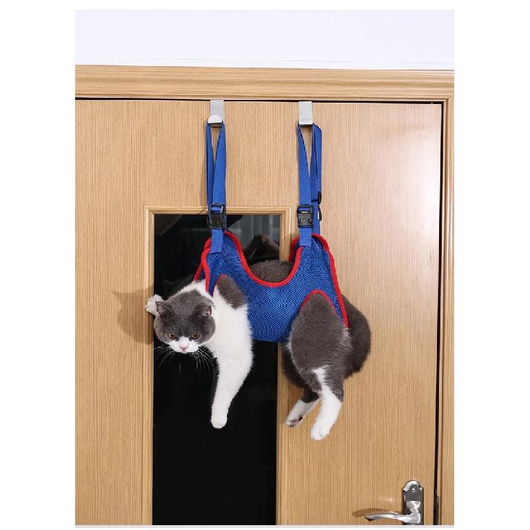 New Cats Dogs Grooming Hammock Helper Cats Pet Beauty Nail Clip Trimmer Bathing Bags Grooming And Care Pet Supplies