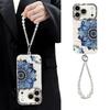 Retro lotus totem apple 17promax mobile phone case new iphone16pro premium lanyard case