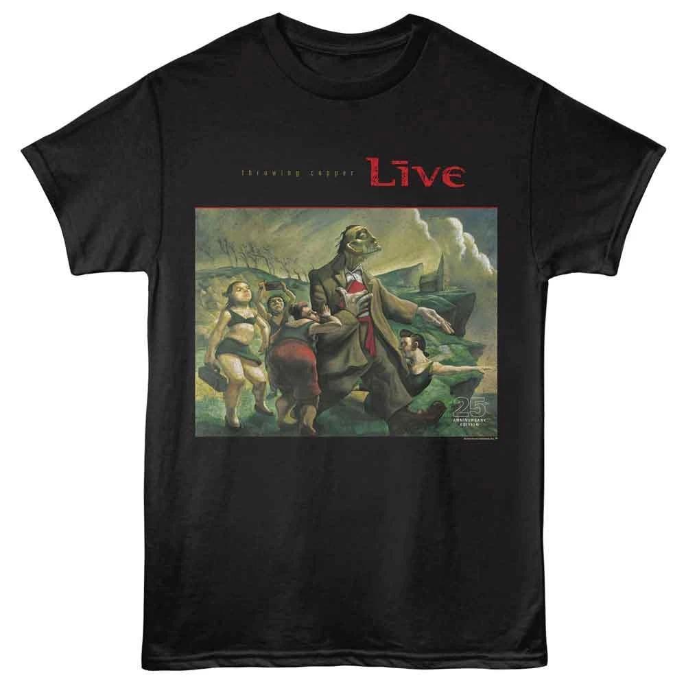 Live - Throwing Cover - Solid Unisex Short Sleeve Children's T-shirt - Black Color