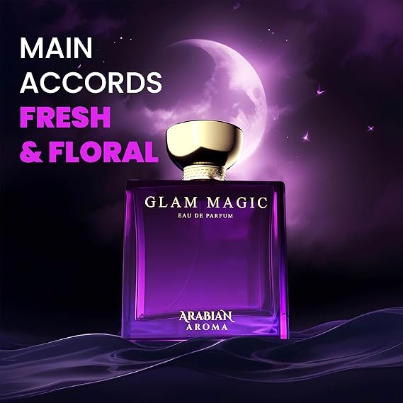 Glam Magic Women's Perfume | Long Lasting Perfumes for Women | Floral Perfume -Women and Girls' perfume | Eau De Perfume (100ml)