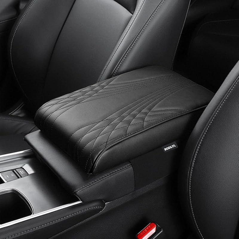 Car Center Console Cover, Memory Foam Car Armrest Cushion, Beige Auto Arm Rest Pad, Leather Arm Rest Covering Car, Hand Rest Pillow For Texture 1